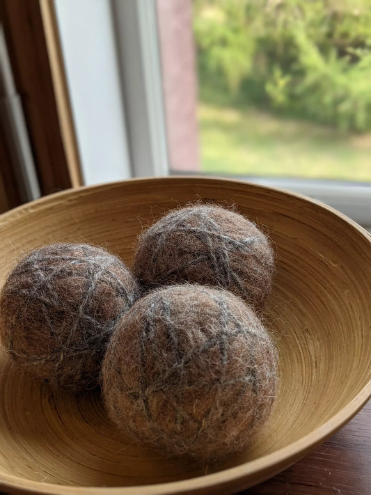 Natural Alpaca Dryer Balls (set of 3)